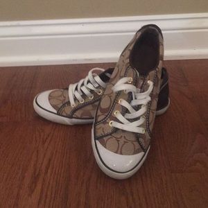 Coach shoes- chuck style